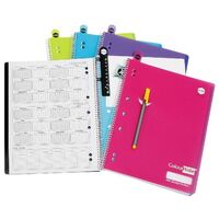 Note Book Marbig Colourhide A4 200 Page Lecture Assorted 17166999K