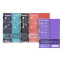 Note Book Marbig Colourhide A5 200 Page Assorted 1717699M Pack 5 