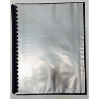 Display Book A4 20 Pocket Clear Front Black 1904