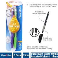 Stylus Pen Papermate Inkjoy 1924313 Two in One Assorted Card 2 