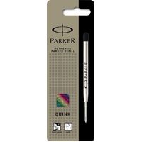 Pen Refill Parker Quinkflow Ballpoint Fine Black Blister 