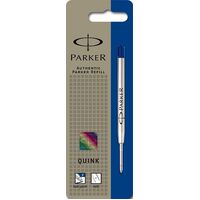 Pen Refill Parker Quinkflow Ballpoint Fine Blue Blister