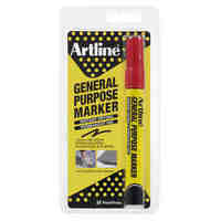 Marker Artline General Purpose Hangsell Red