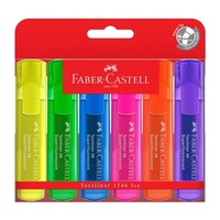 Faber-Castell Textliner 46 Ice Superfluorescent Assorted Pack of 6