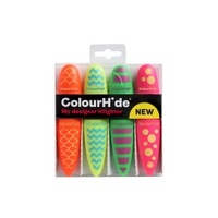 Highlighter Colourhide Designer Assorted Pack 4 1980199