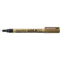 Marker Artline 999XF Extra Fine Point 0.8mm Gold Box 12 