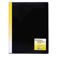 Display Book A3 Marbig 20 Pocket Refillable 2003402 Black