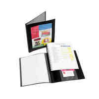 Display Book A4 Marbig Pro Series Refillable With Frame Black 2003702 