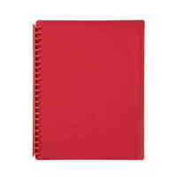 Display Book A4 Marbig 20 Pocket 2007003 Red 