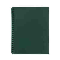 Display Book A4 Marbig 20 Pocket 2007028 Dark Green