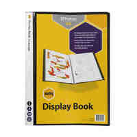 Display Book A3 Marbig 20 Pocket Non Refillable 2008802/2008902 Black 