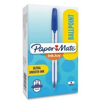 Pen Papermate Inkjoy 50 Medium 1.0mm 2013155 Blue Box 12 