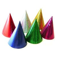 Party Hats Alpen Laser Foil 202112 Pack 6