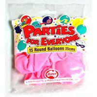 Balloons Alpen P15 Pink Pack 15