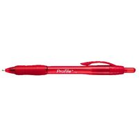 Pen Ballpoint Retractable Papermate Profile RT 1.0mm Box 12 Red 