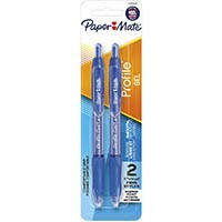 Pen Papermate Profile Gel 0.7mm Blue Card 2