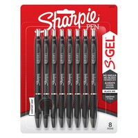 Pen Sharpie S Gel 0.7mm Retractable Black Card 8