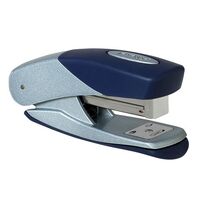 Stapler Rexel Matador Pro Half Strip Metallic Silver/ Blue 2100951