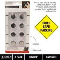 Batteries Office Central CR2032 Card 8