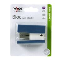 Stapler Rexel Bloc Mini Blue 