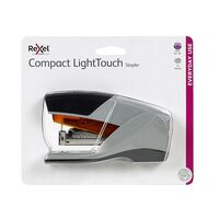 Stapler Rexel Compact Light Touch Half Strip Grey 210820 