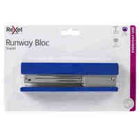 Stapler Rexel Runway Bloc Full Strip Metal Hangsell Blue