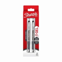 Pen Sharpie S Gel 0.7mm Retractable Gun Metal Barrel Card 2