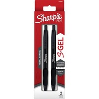 Pen Sharpie S Gel 0.7mm Retractable Black Metal Barrel Card 2