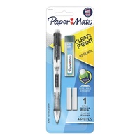 PM Clearpt Mech Pencil Set Bx6