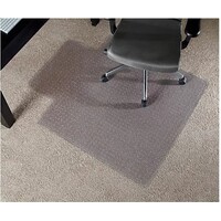 Chairmat Keyhole 134 x 122cm  Low Pile Carpet