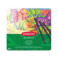 Pencil Derwent Academy Colour 2301938 Tin 24 