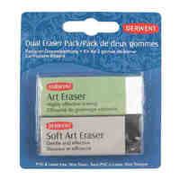 Eraser Derwent Dual Art Eraser Pack 2 