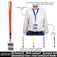 Lanyard and Card Holder to Suit 75mm x 110mm Office Central 233007 