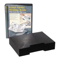 Display Book A4 Colby 100 Pocket With Insert Cover 245A Black