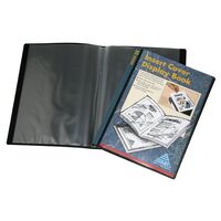 Display Book A4 Colby 10 Pocket With Insert Cover 245A Black