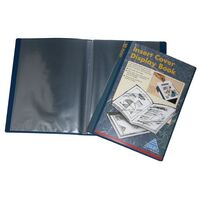 Display Book A4 Colby 10 Pocket With Insert Cover 245A Navy Blue