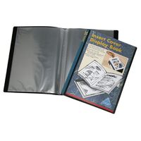 Display Book A4 Colby 20 Pocket With Insert Cover 245A Black