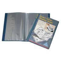 Display Book A4 Colby 20 Pocket With Insert Cover 245A Navy Blue