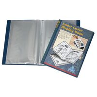 Display Book A4 Colby 30 Pocket With Insert Cover 245A Navy Blue