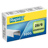 Staples Rapid 26/6 0173221 / 24861300 Box of 1000 