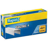 Staples Rapid 66/7 Strong Electric 7mm 0270460/24867900 Box 5000 