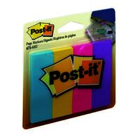 Post It Page Marker 3M 671 4AU 25mm x 76mm Assorted Ultra Pack 200