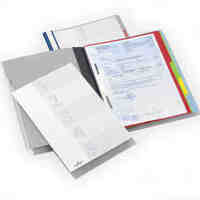 Durable Divisoflex Organisational Folder A4 5 Divider Blue