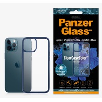 PanzerGlass Apple iPhone 12 Pro Max ClearCase - True Blue Limited Edition (0278), AntiBacterial, Scratch Resistant, Soft TPU Frame, Anti-Yellowing