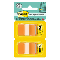 FLAGS POST-IT 680-OE2 ORANGE TWIN PACK