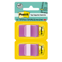 FLAGS POST-IT 680-PU2 PURPLE TWIN PACK