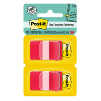 FLAGS POST-IT 680-RD2 RED TWIN PACK