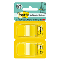 FLAGS POST-IT 680-YW2 YELLOW TWIN PACK