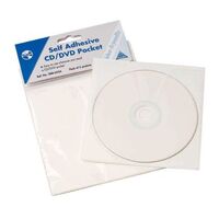 CD Storage Pocket Colby Folder Friendly Self Adhesive 288 CDSA Pack 5