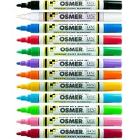 Paint Marker Osmer Quick Dry 2.5mm Line 2911 Lime Green Box 12